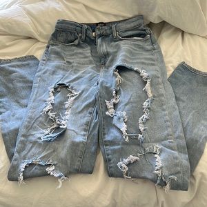 BDG distressed mom high rise jeans